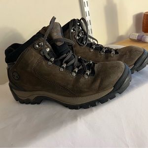 Timberland Shoes Women’s Size 8 M Brown Leather Lace Up Ankle Hiking Boots